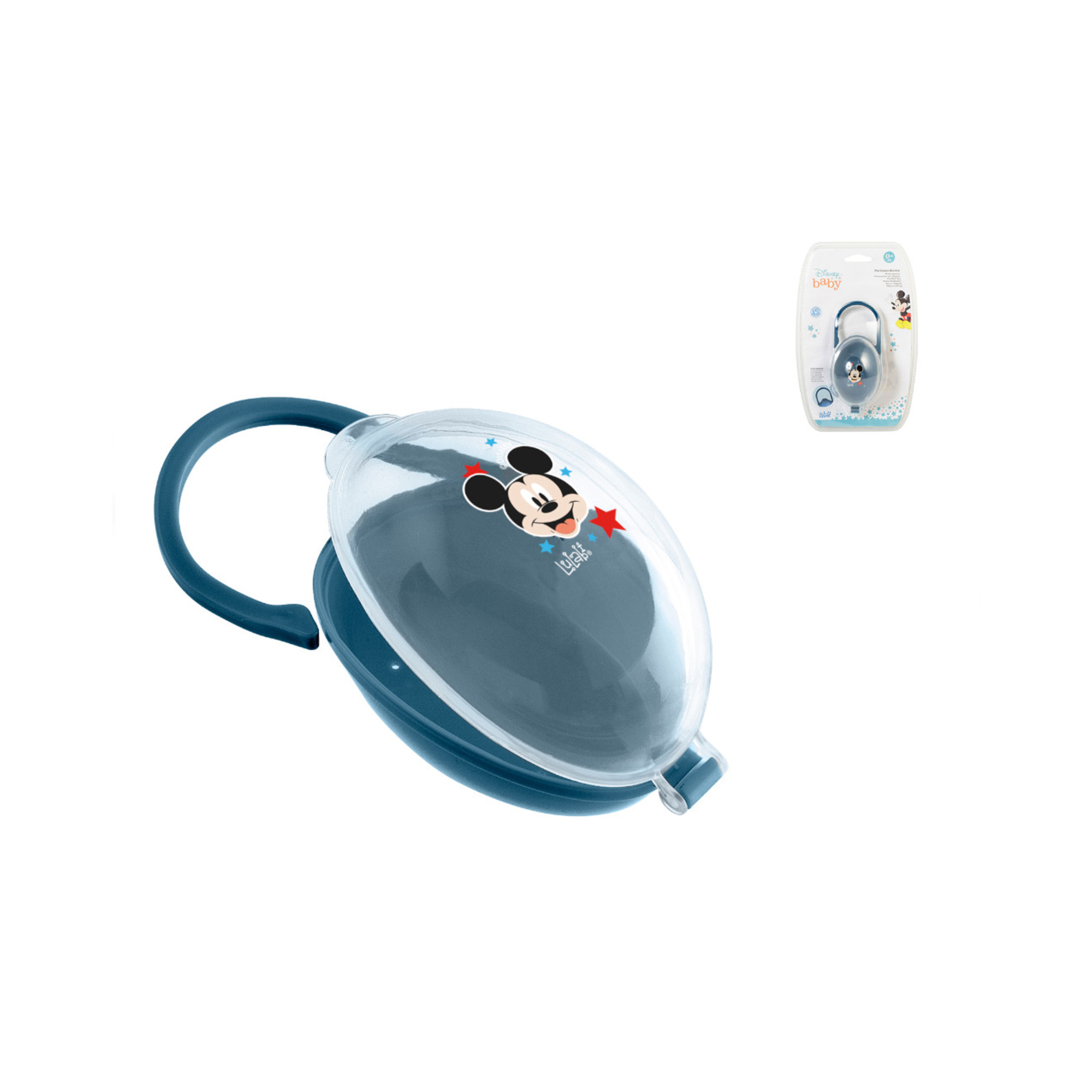 Lulabi Mickey Icon portaciuccio Disney polipropilene