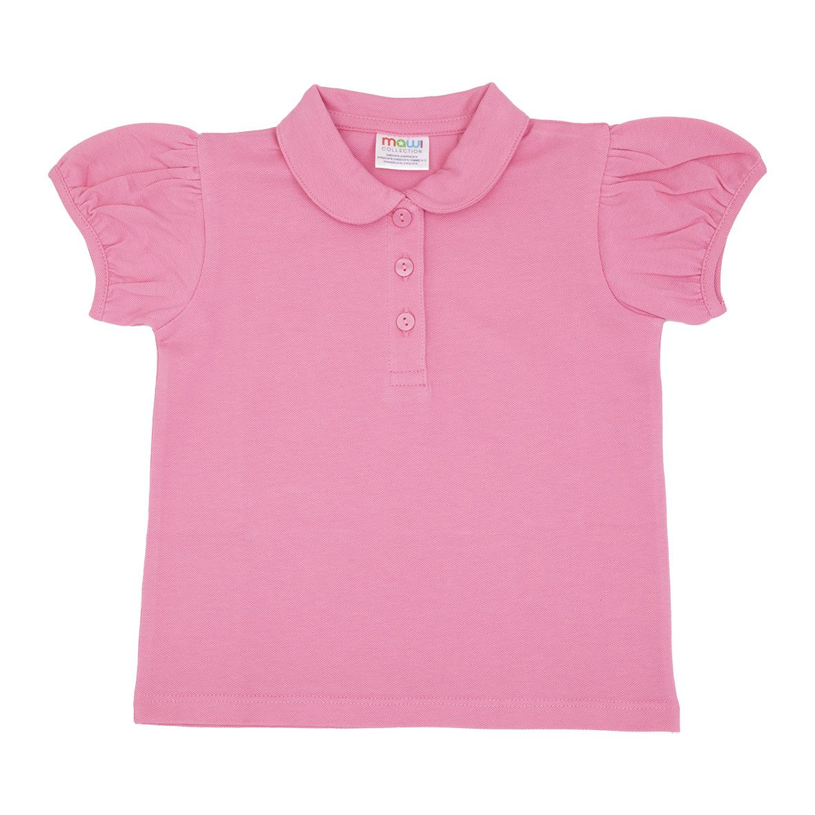 Toys Center Baby Polo maglia bimba rosa stretch