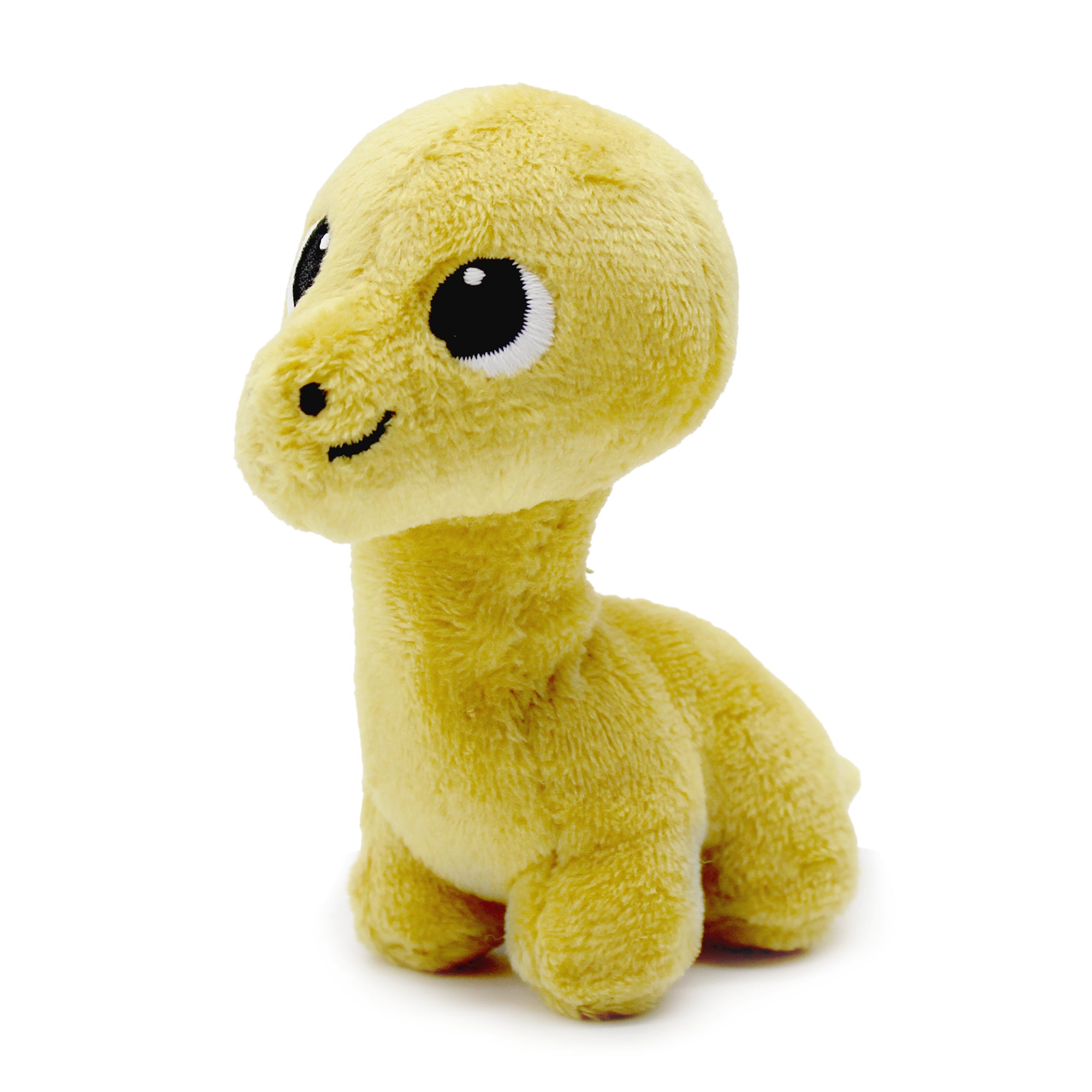 Les Deglingos Ptipotos Marcus Peluche Dinosauro Giallo Senape