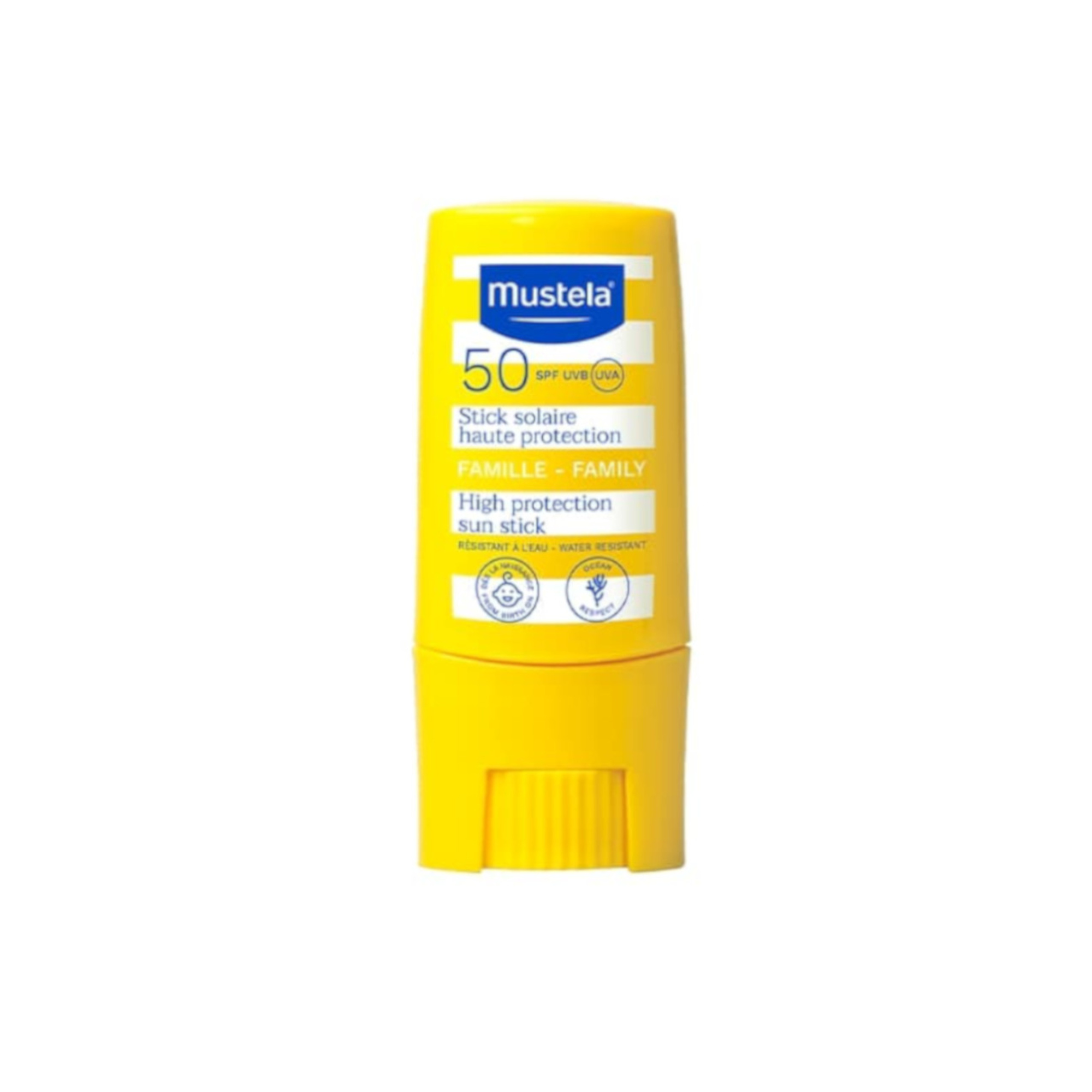 Mustela Stick Solare SPF 50 Viso e Corpo 9 ml Neonato