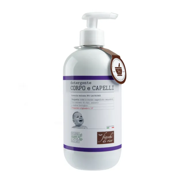 Fiocchi di Riso detergente corpo capelli 400 ml neonato