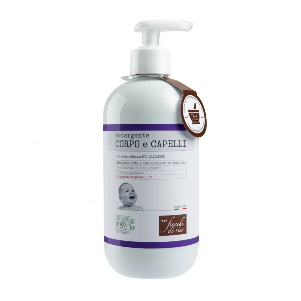 Fiocchi di Riso detergente corpo capelli 400 ml neonato