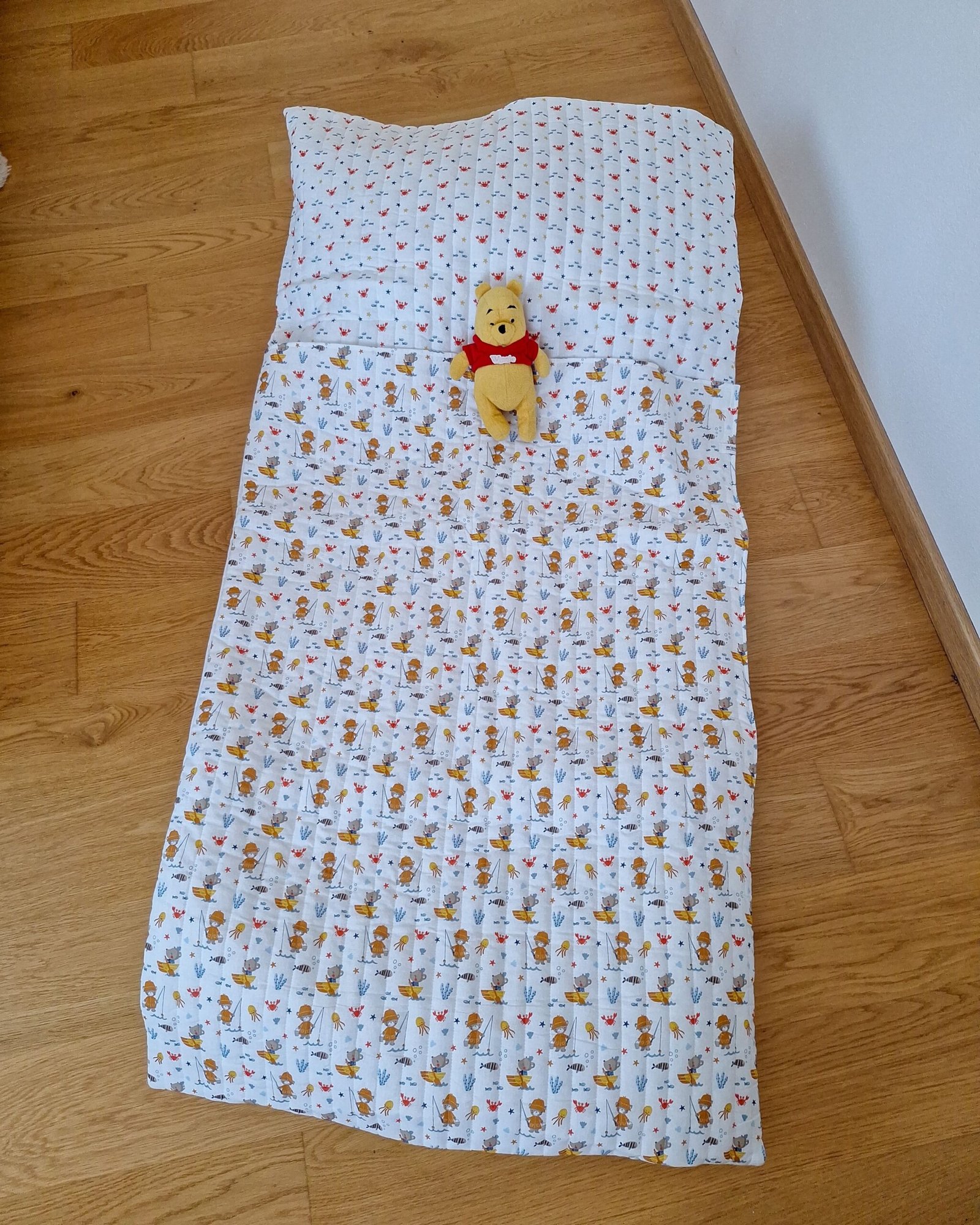 M'Amélie Creations Sacco Nanna Asilo Cotone Reversibile Brandina
