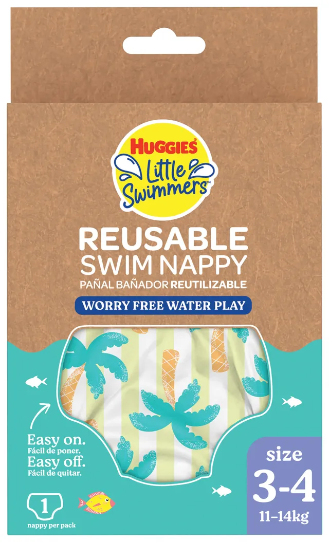 Huggies Little Swimmers pannolino costumino lavabile tg M