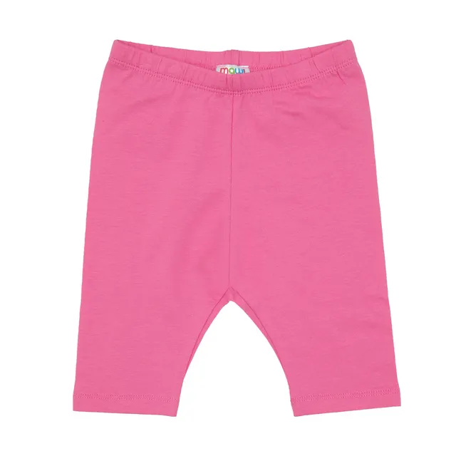 Legging basic bimba rosa elastico in vita