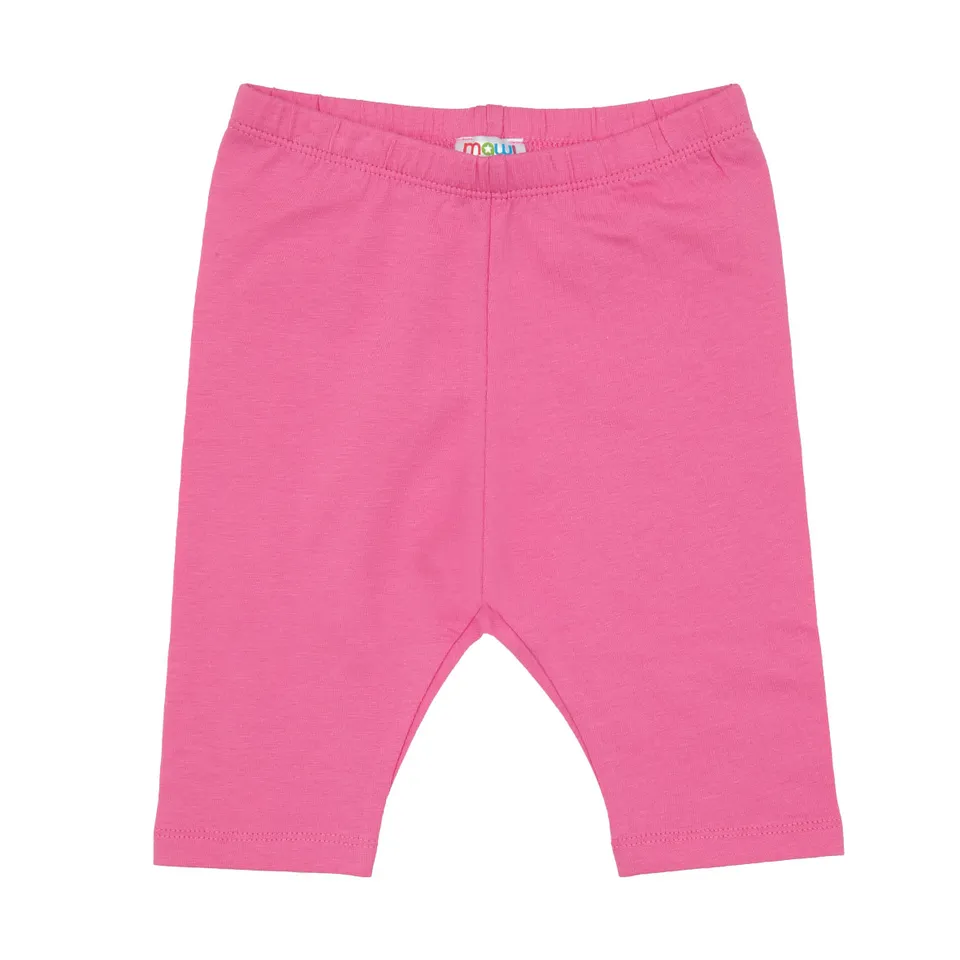 Legging basic bimba rosa elastico in vita