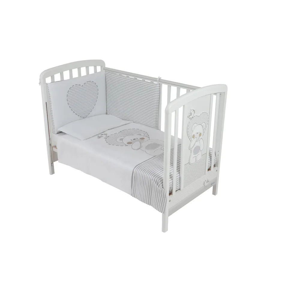 Giordani Set Letto 4 Pezzi Orso per Lettino Alice