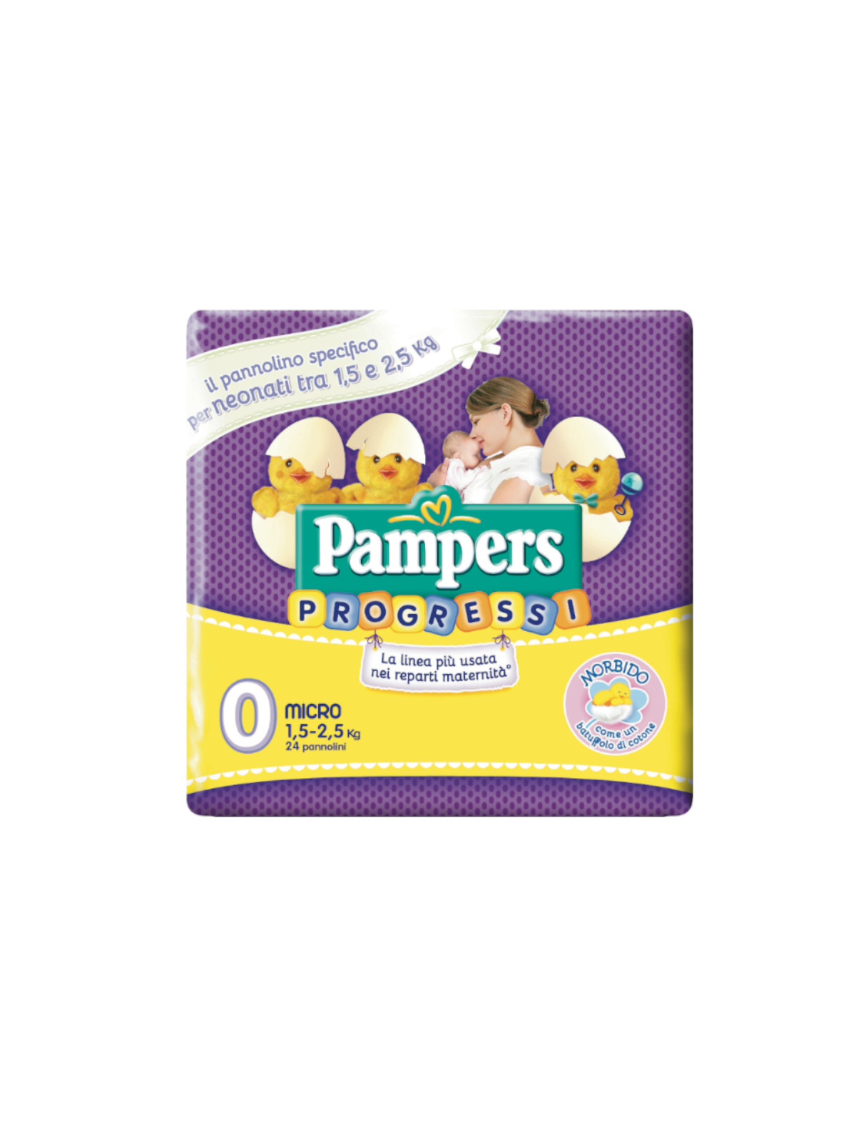 Pampers Progressi Micro pannolini taglia 0 24 pz 1-2,5 kg