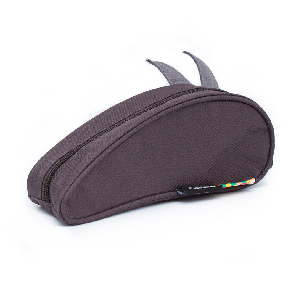Les Deglingos Loup astuccio scuola grigio 23 cm