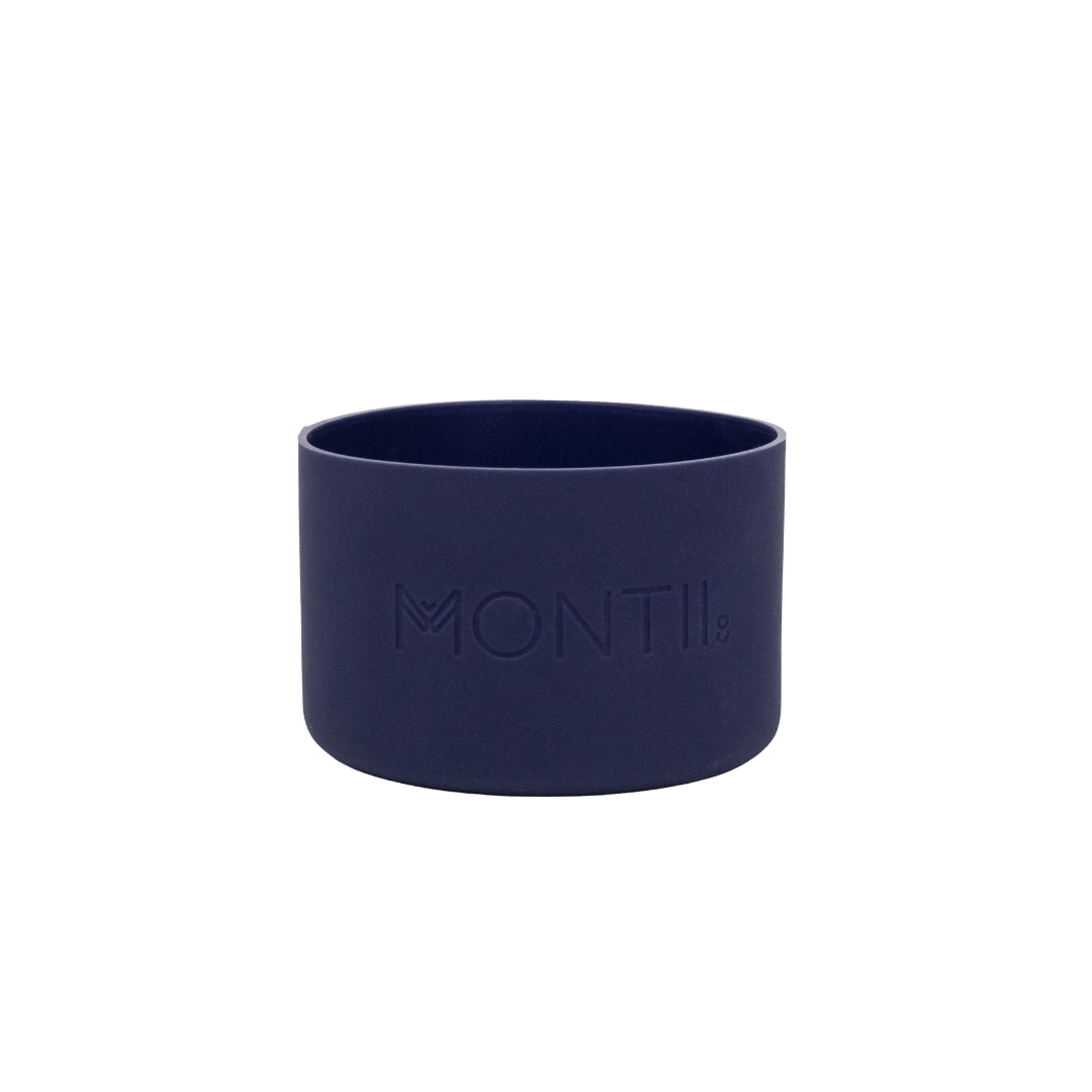 Montii copri base in silicone blu cobalto per borraccia