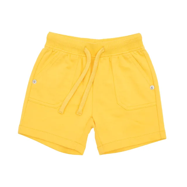 Toys Center Baby Short Bimbo Giallo con Tasche Felpato