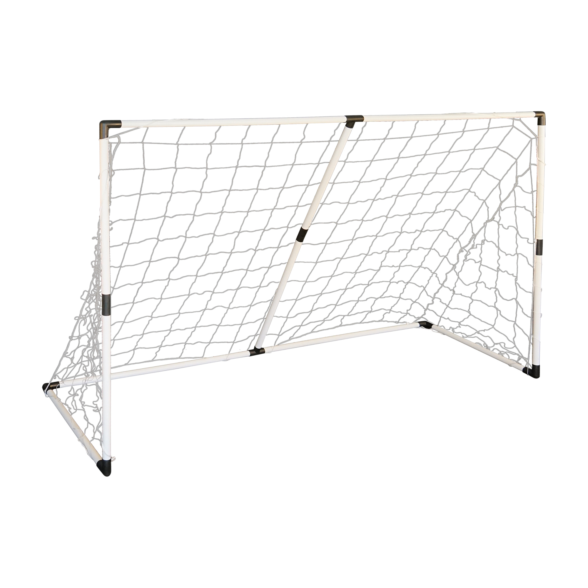 Porta calcio 2 in 1 rete calcio 184 cm con palloni e pompetta