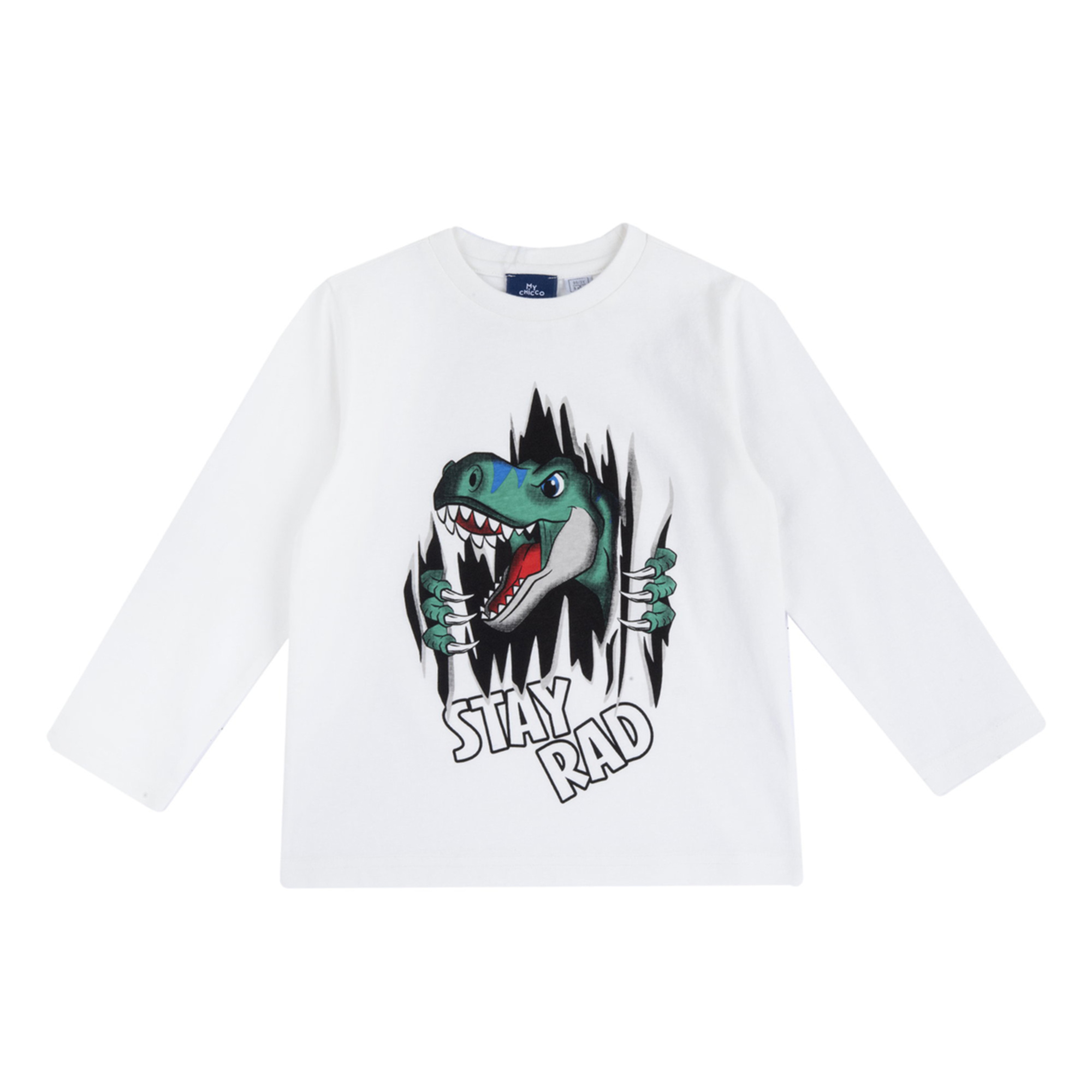 Chicco T-Shirt Manica Lunga Bimbo Stampa Dinosauro