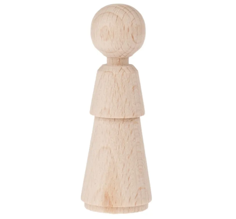 The Dida Cesto Tesori Figura in Legno 70 mm Naturale 6 Mesi