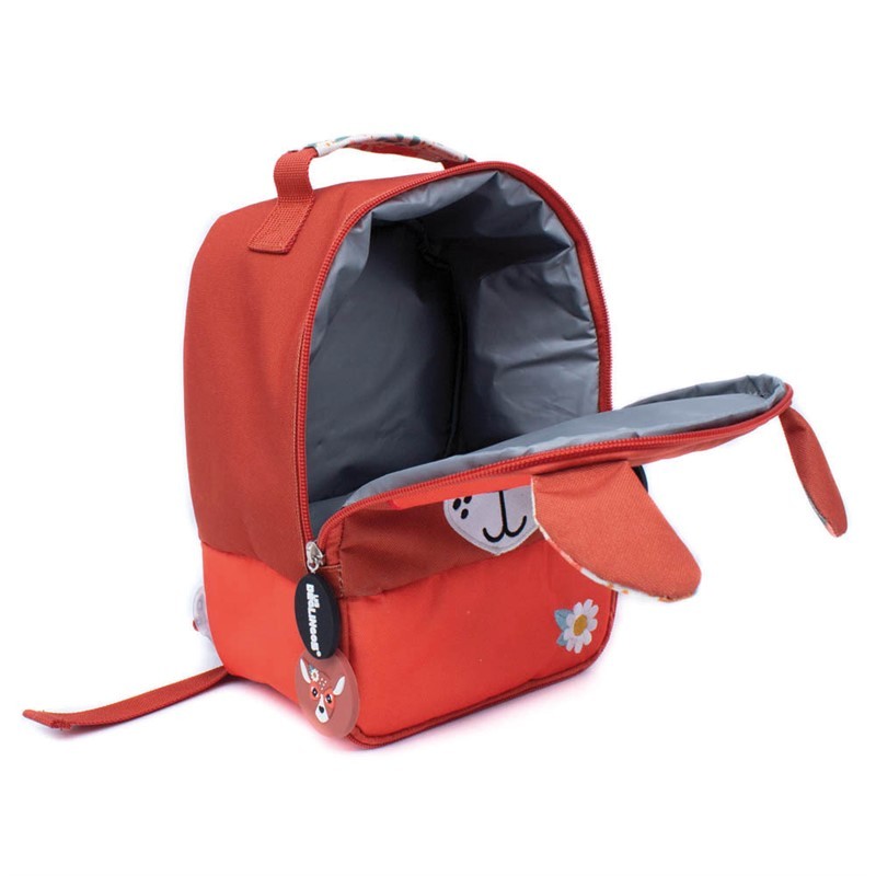 Les Deglingos Mélimélos zaino picnic termico rosso