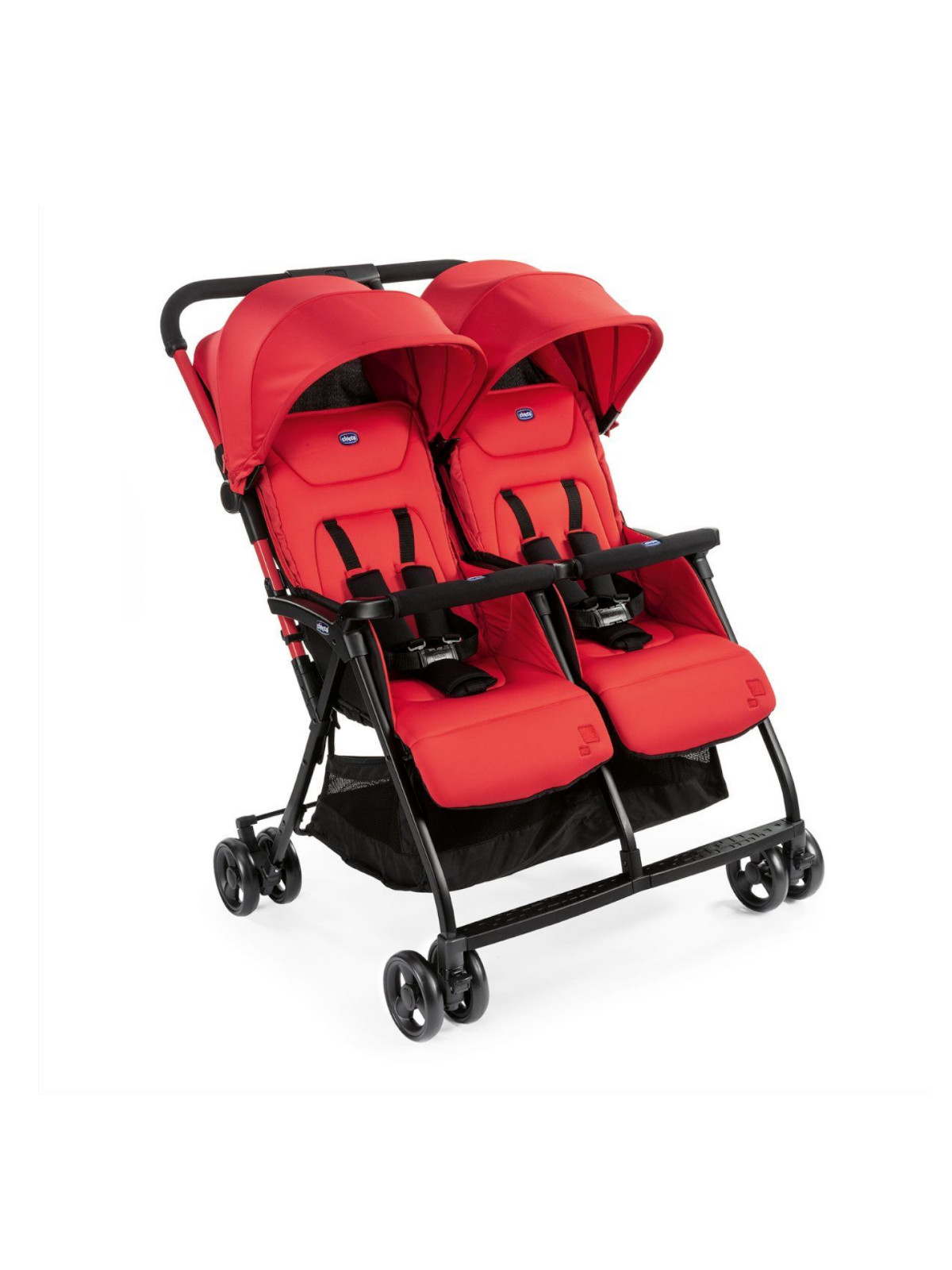Chicco Ohlalà Twin passeggino gemellare paprika leggero