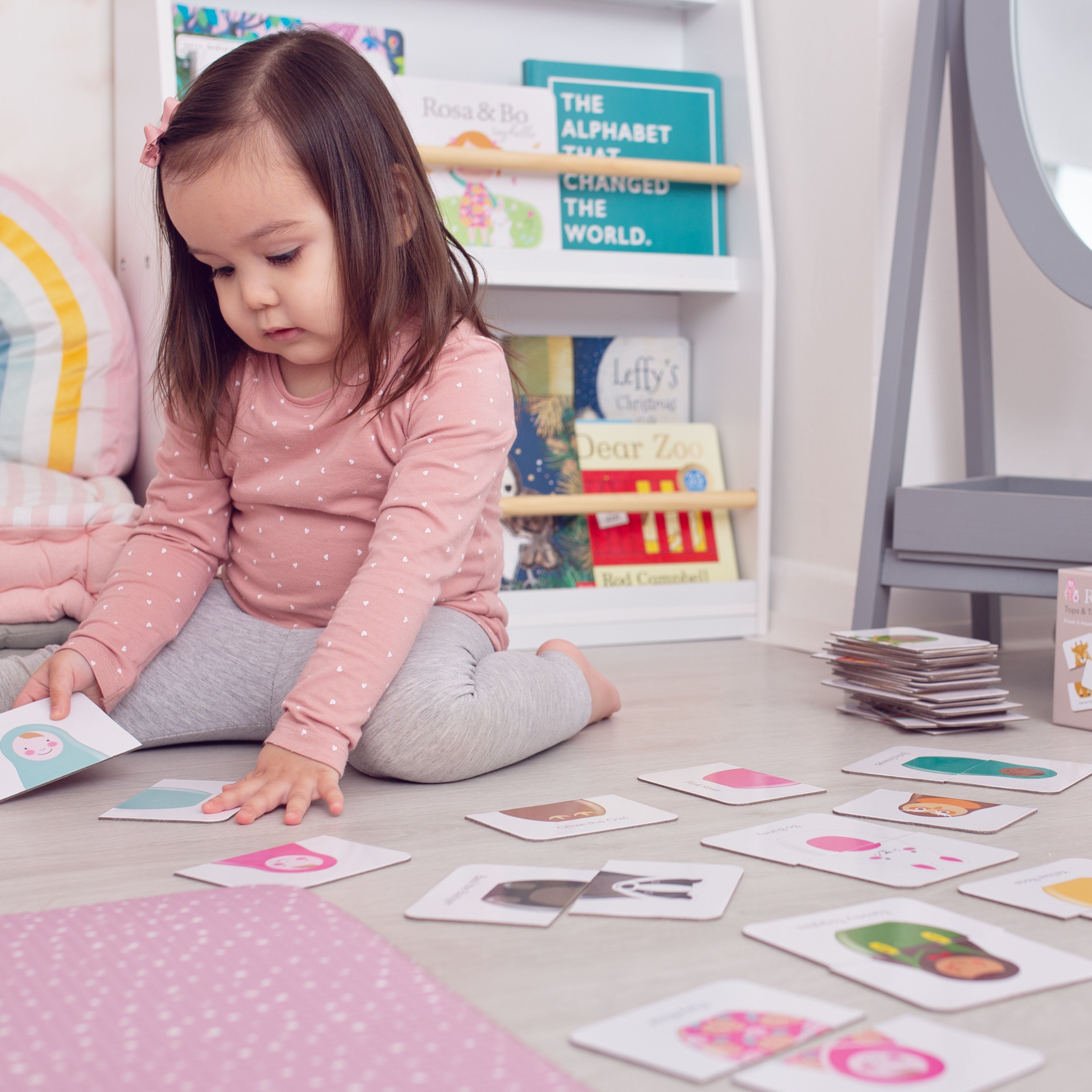 Rosa & Bo Tops & Tails memory abbinamento bambini