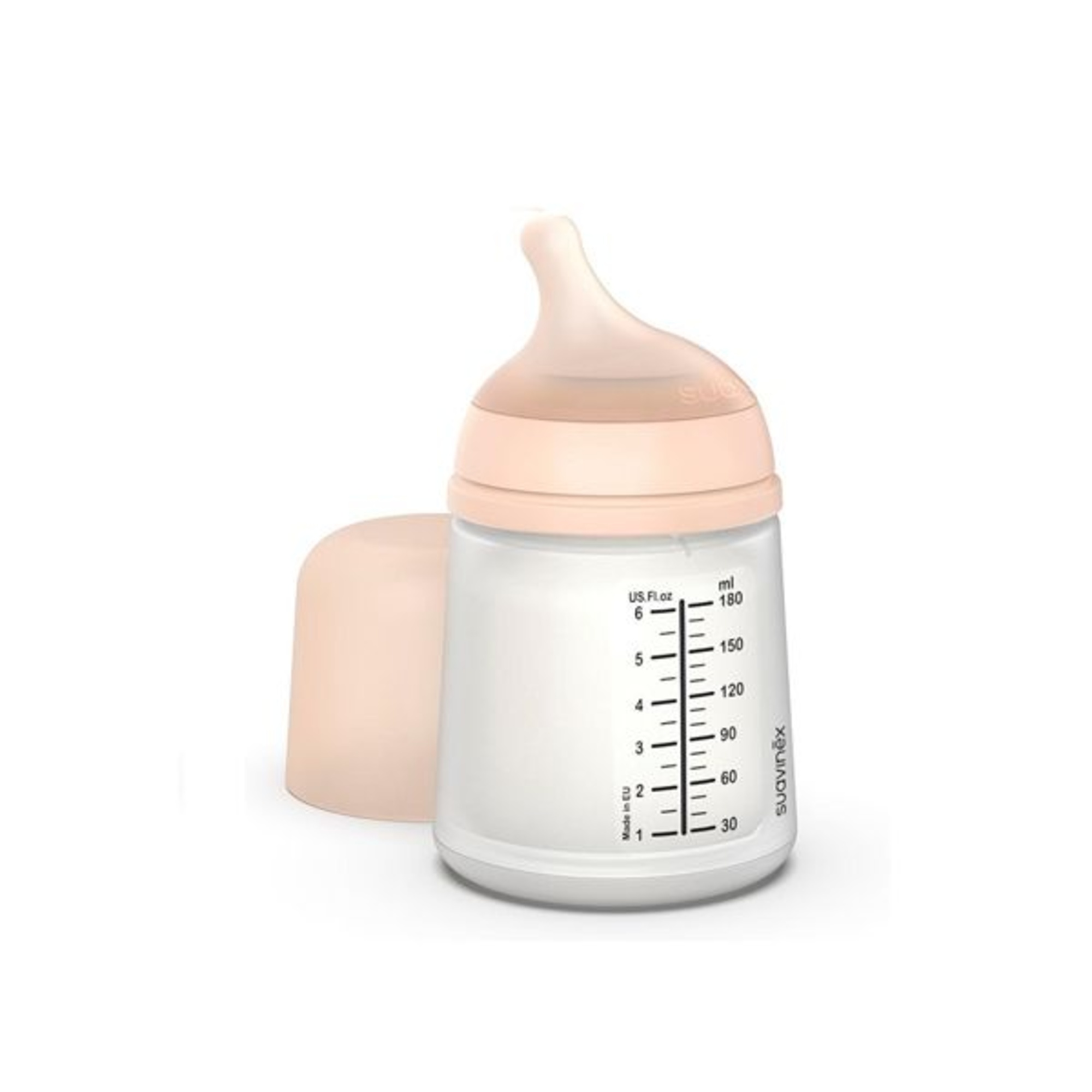 Suavinex Zero.Zero Biberon Anticolica 180 ml Flusso Adattabile