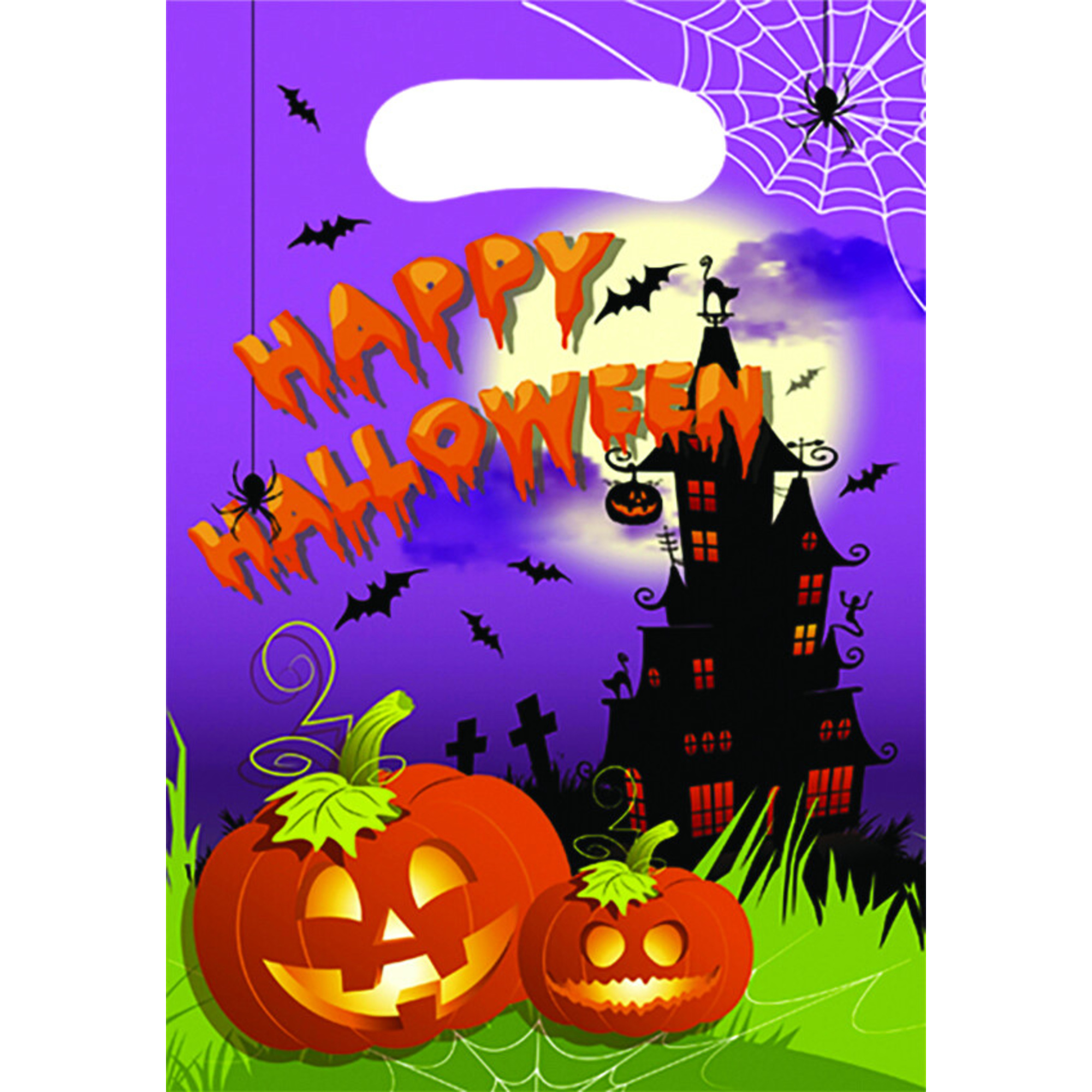 Toys Center Baby Sacchetti Halloween Plastica 23x16 cm 6 Pezzi