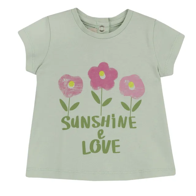 Chicco Maglietta Maniche Corte Bimba in cotone lavabile