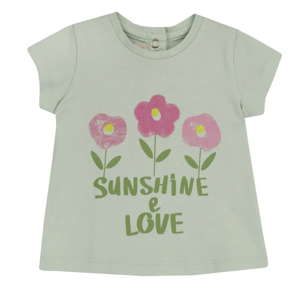 Chicco Maglietta Maniche Corte Bimba in cotone lavabile