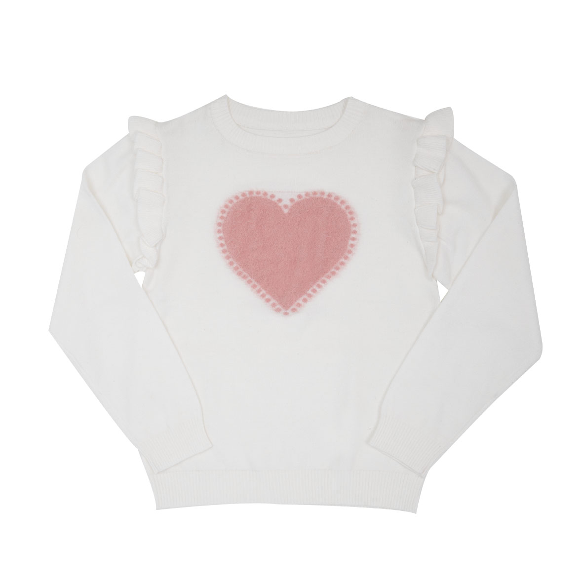 Toys Center Baby Maglia Tricot Bimba Panna Cuore