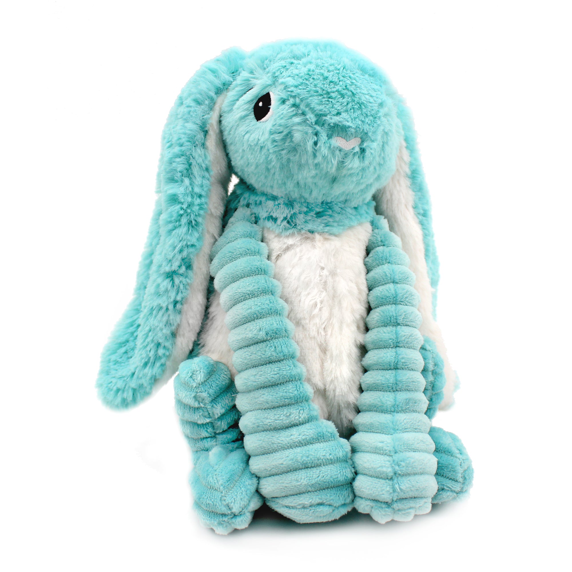 Les Deglingos Ptipotos Toudou Coniglio Peluche Mamma Bebè Blu Aqua