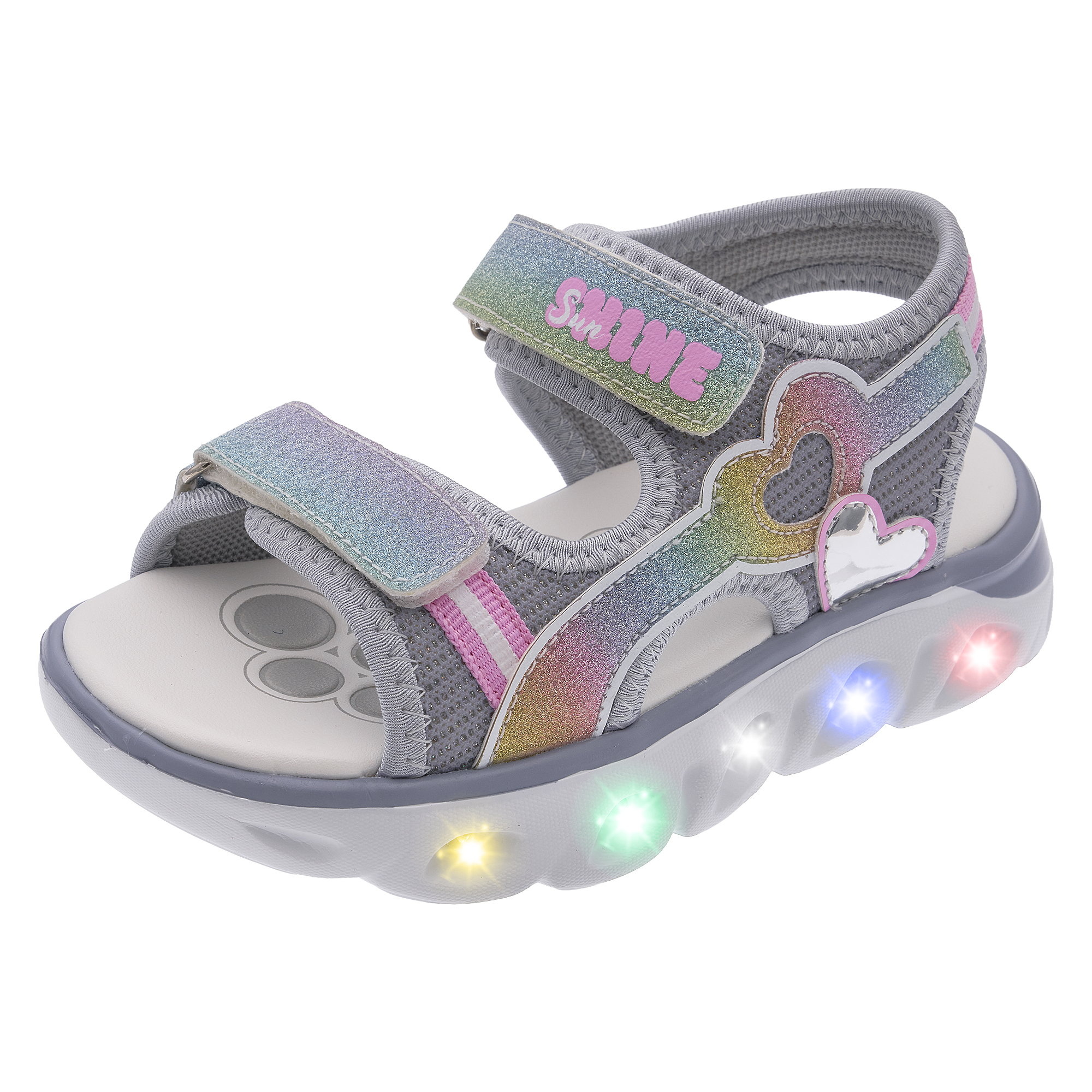 Chicco Sandali Bimba Doppio Strappo con Luci