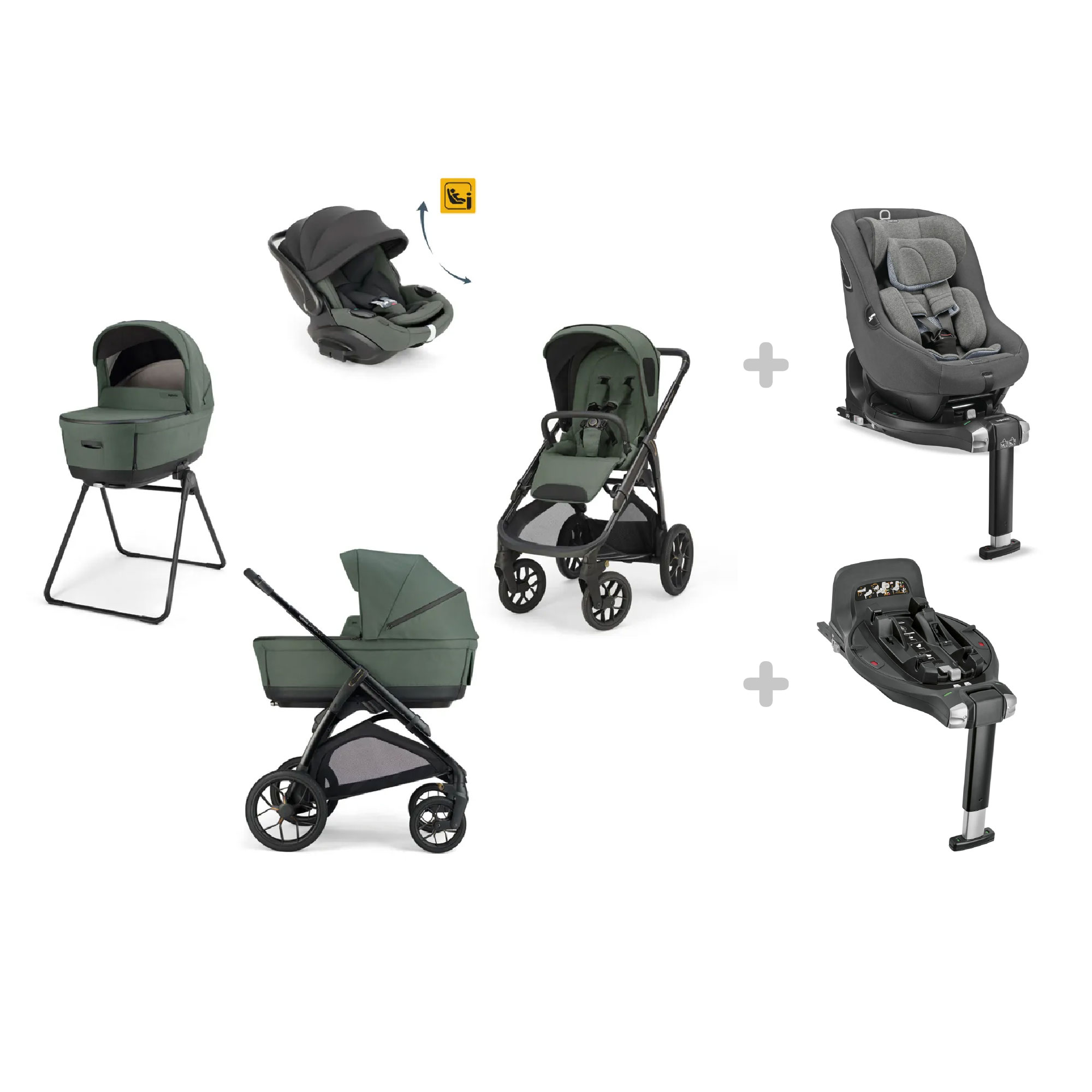 Inglesina Aptica XT trio Taiga Green 3 in 1