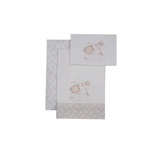 Giordani Maxi Culla set 3 pezzi lenzuola orsetto