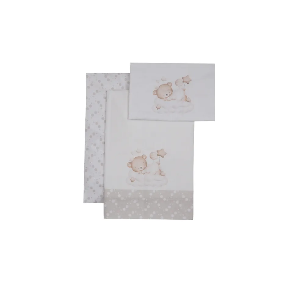 Giordani Maxi Culla set 3 pezzi lenzuola orsetto