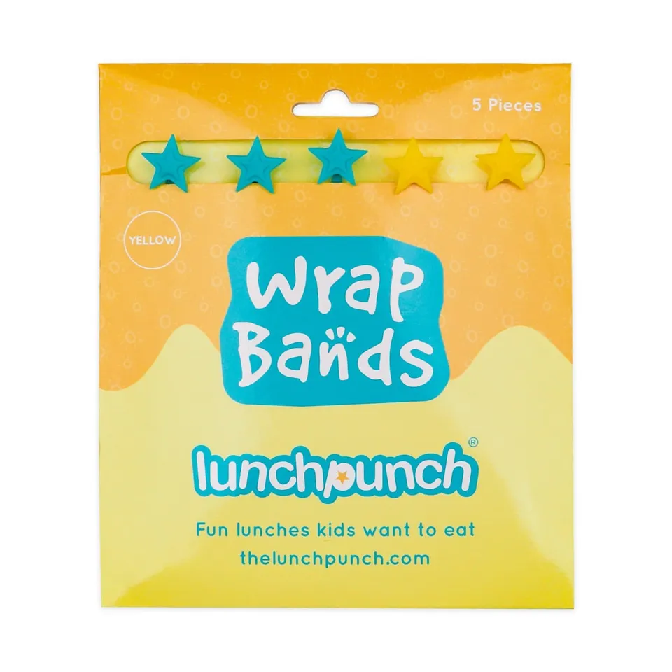 Lunch Punch Wrap fascette silicone gialle per wrap