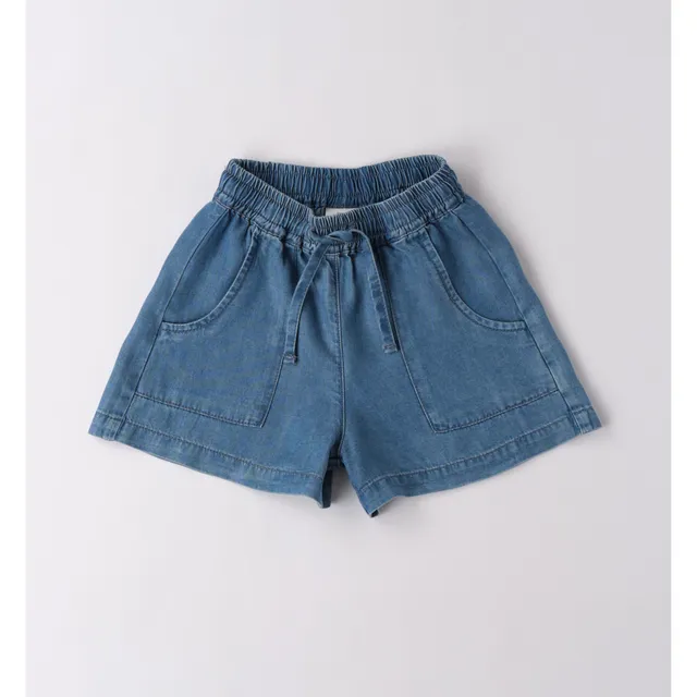 iDO Short Chambray pantaloncini corti bambina lyocell