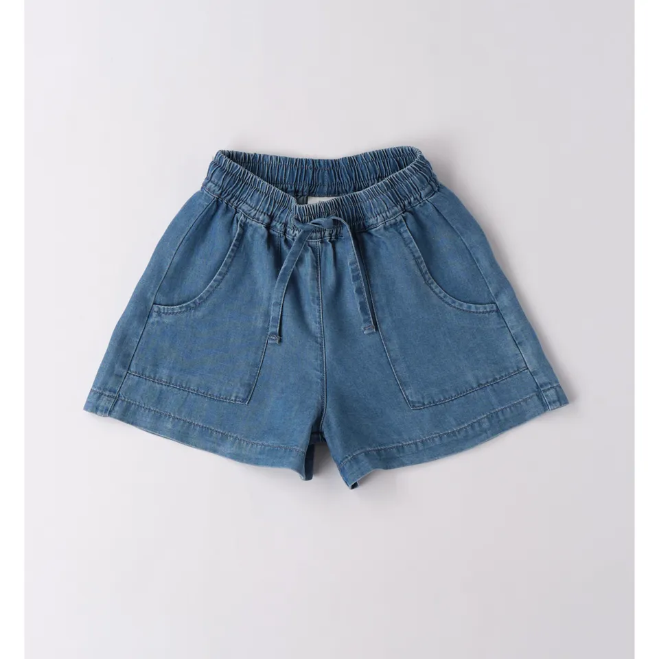 iDO Short Chambray pantaloncini corti bambina lyocell