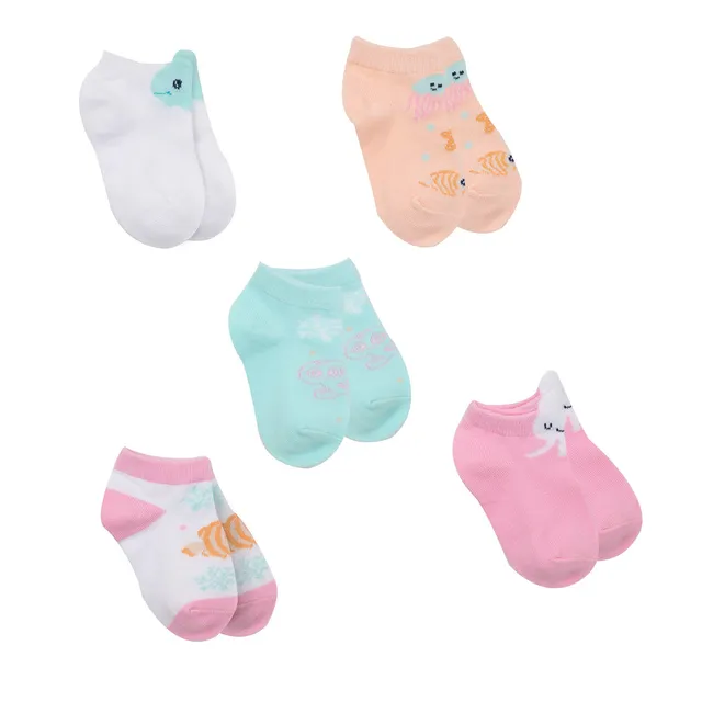 Calzini Bimba Mondo Marino 5 Paia Multicolor