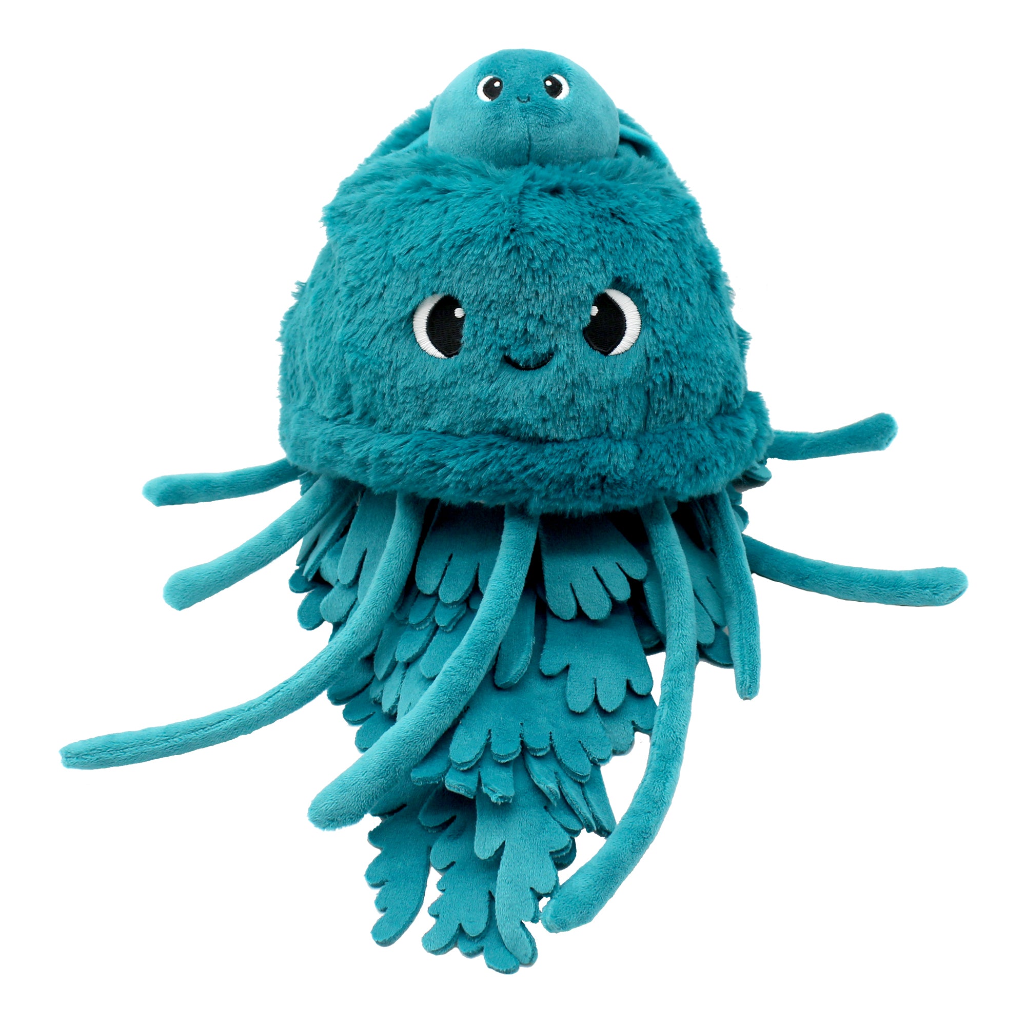 Les Déglingos Ptipotos Peluche Medusa Lilou Blu Pavone 36 cm