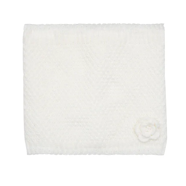 Toys Center Baby scaldacollo bimba bianco panna floreale