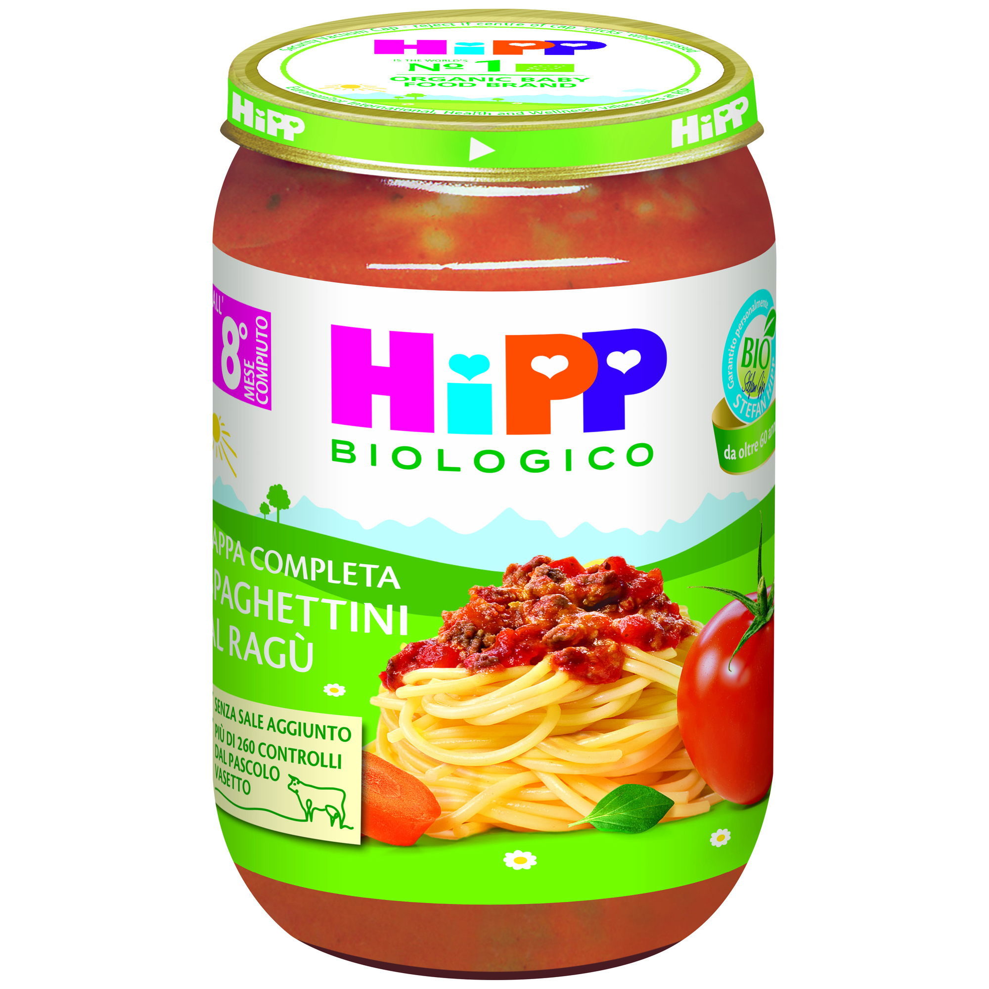 HiPP Pappa Pronta Spaghettini al Ragù 220 g Bio
