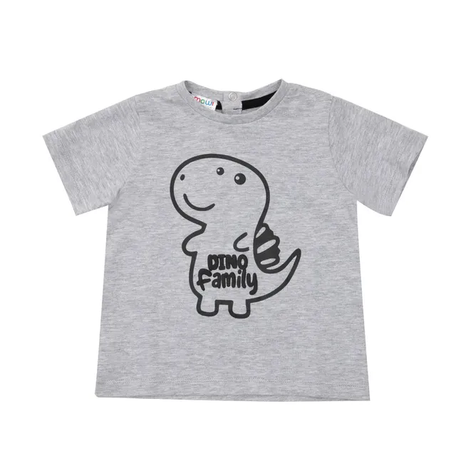 Toys Center Baby maglietta jersey bimbo grigia Dino Family