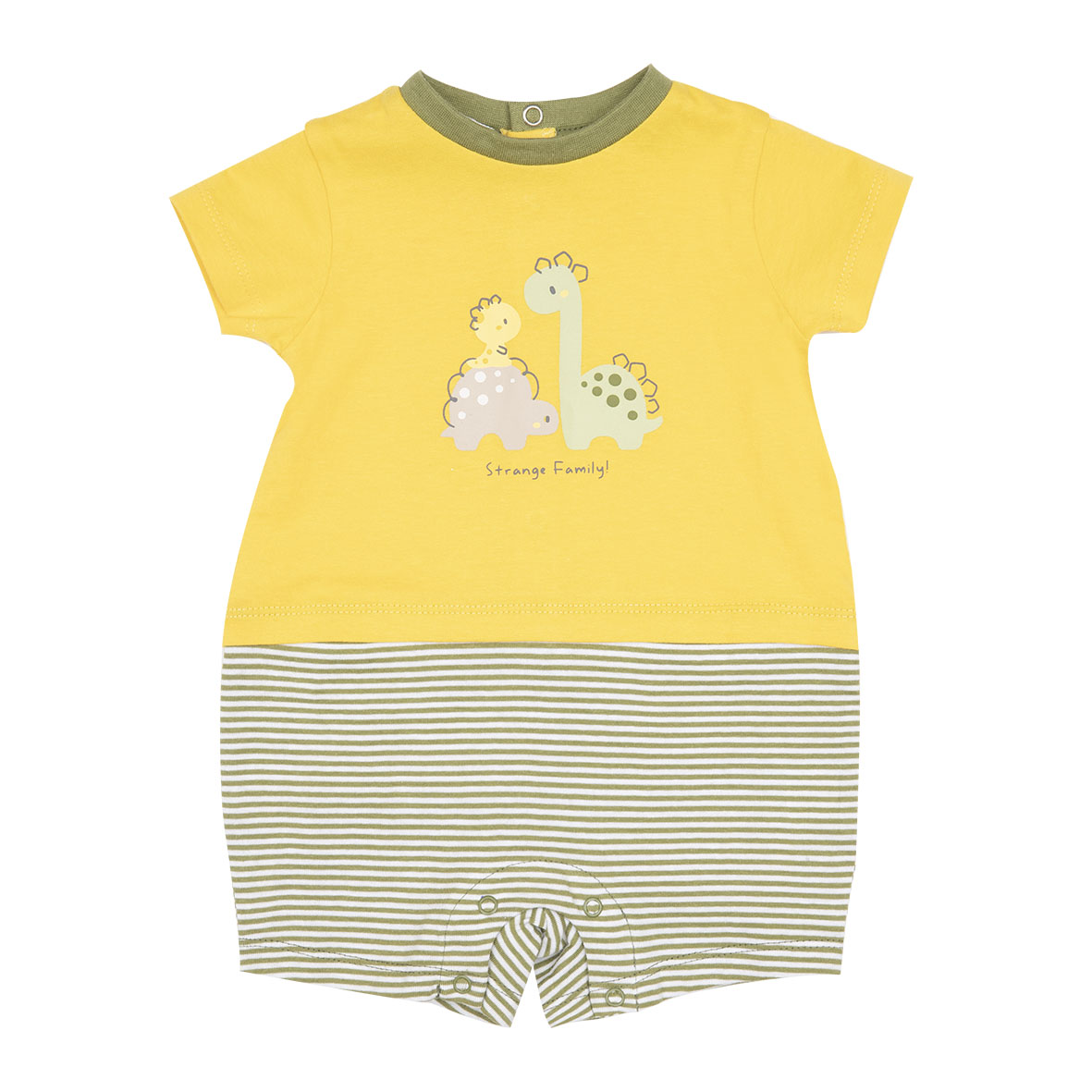 Toys Center Baby pagliaccetto neonato dinosauri giallo corto
