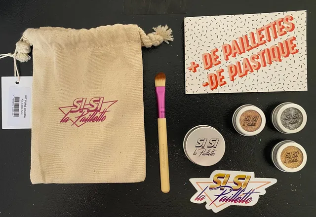 The Dida Dalida Kit Pure Glitter Biodegradabile Viso