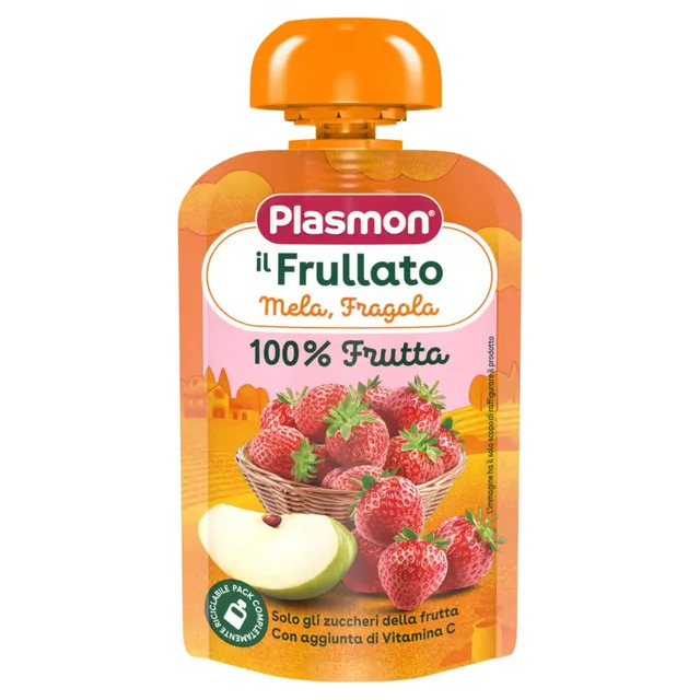 Plasmon Spremi e Gusta pouch frutta mela fragola 100g