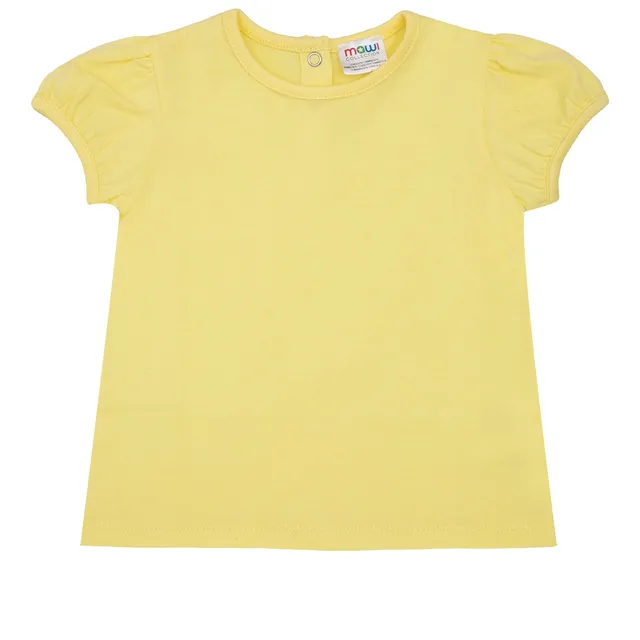Toys Center Baby T-shirt Bimba Gialla Bottoni