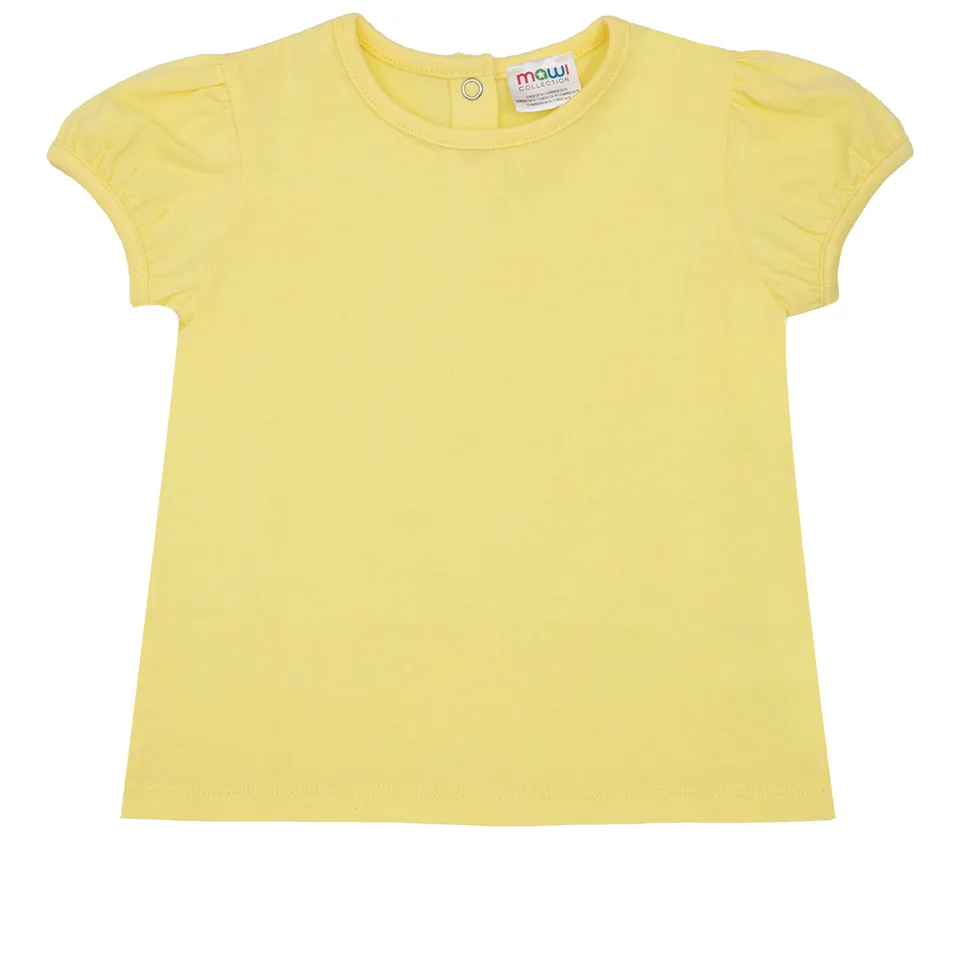 Toys Center Baby T-shirt Bimba Gialla Bottoni