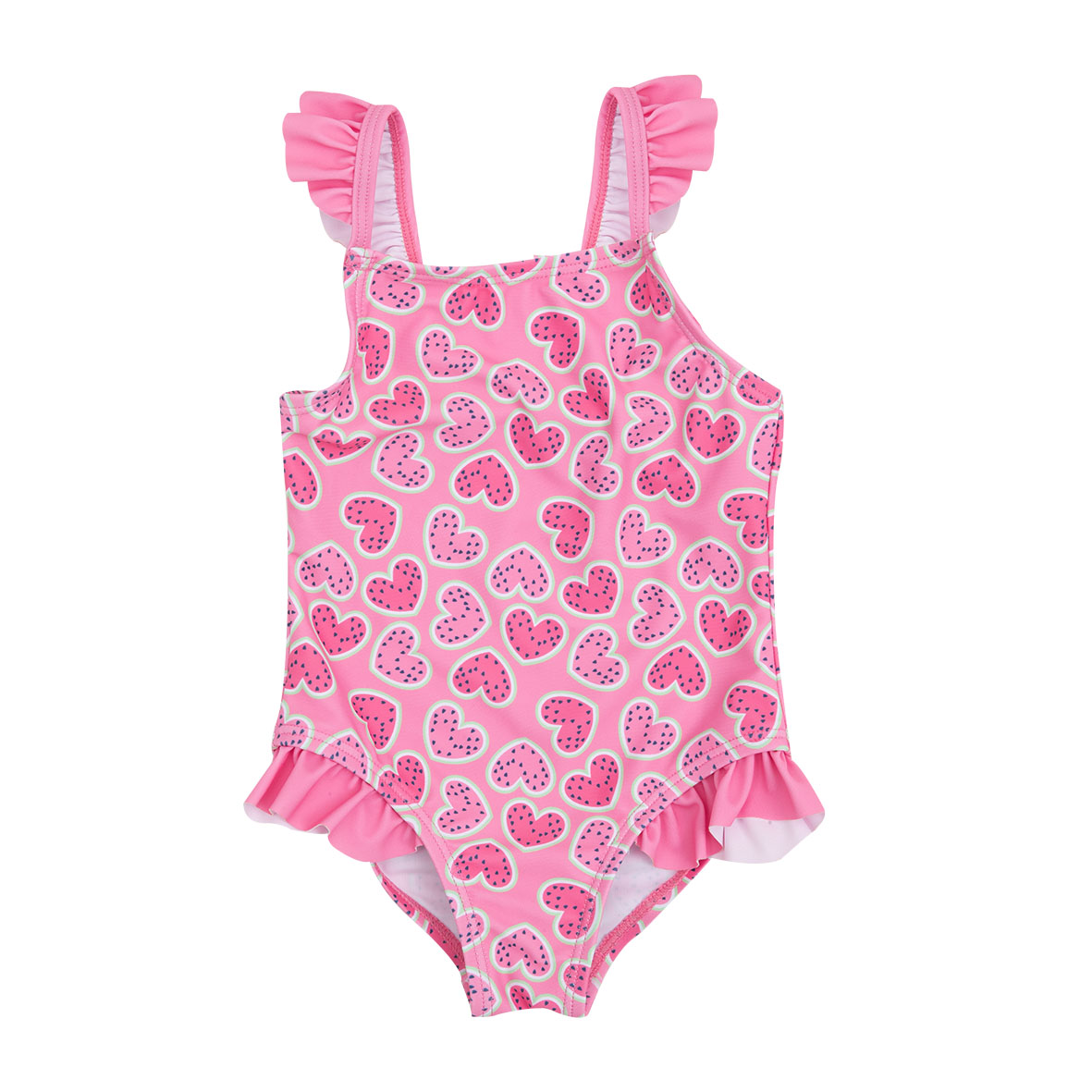 Toys Center Baby costume intero bimba rosa angurie cuori
