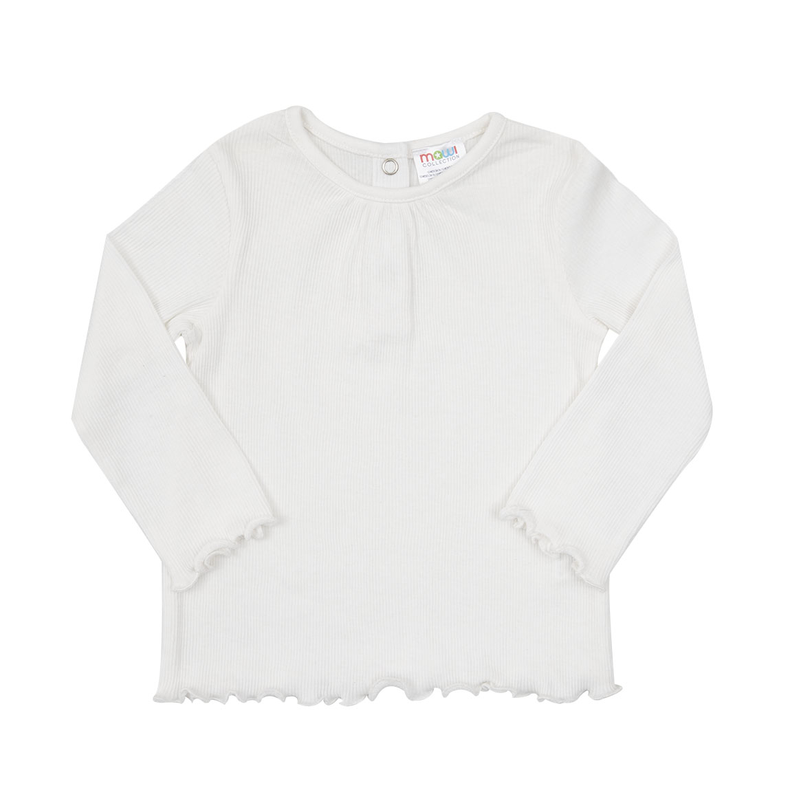 Toys Center Baby t-shirt bimba costina bianca manica lunga