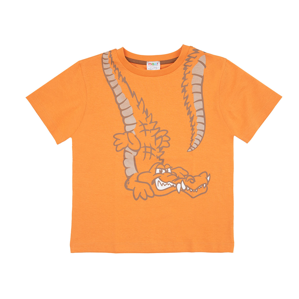 Toys Center Baby t-shirt bimbo arancione stampa coccodrillo