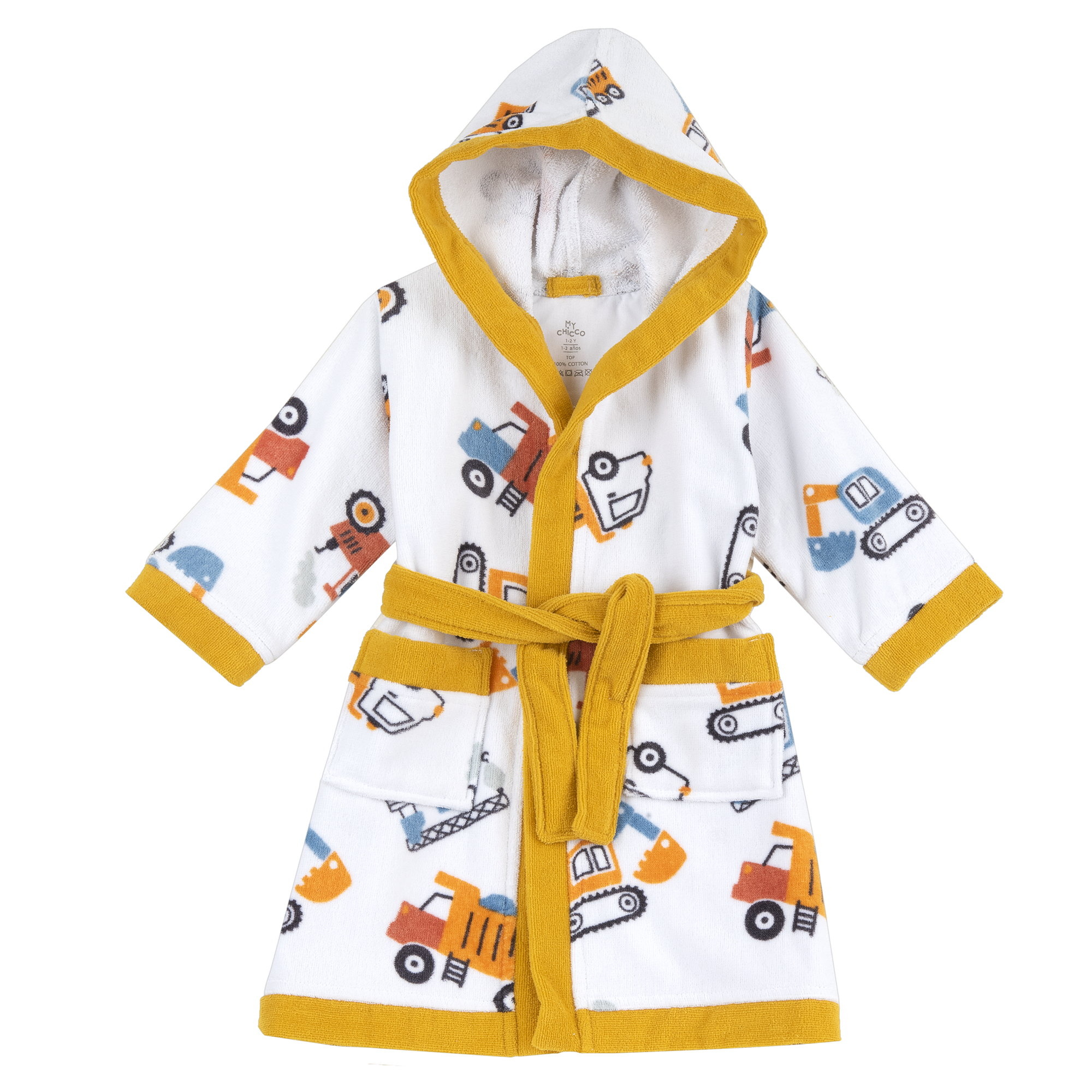 Chicco accappatoio spugna cotone bimbo lavabile bagno