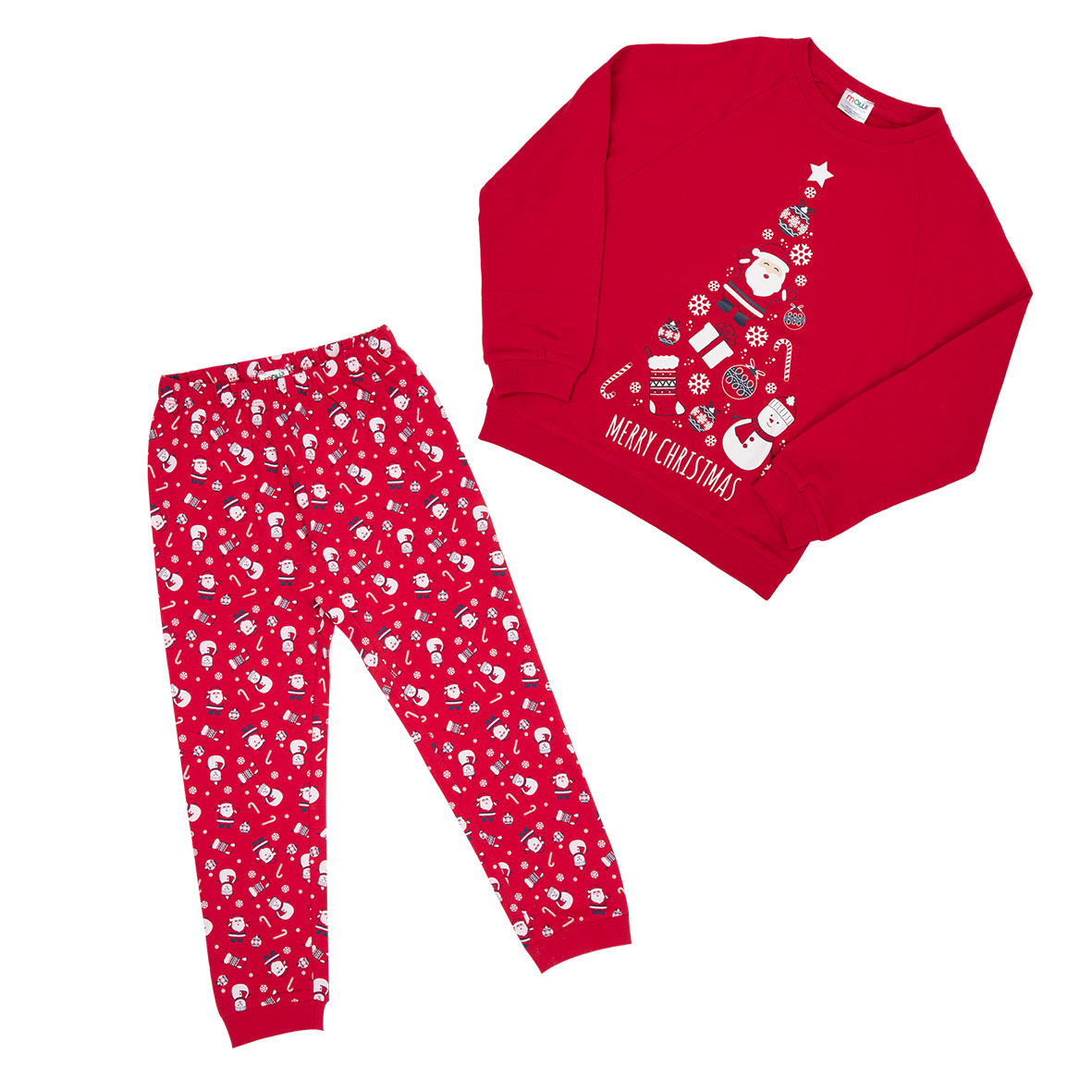 Toys Center Baby Pigiama Bimbo Christmas Rosso 2 Pezzi