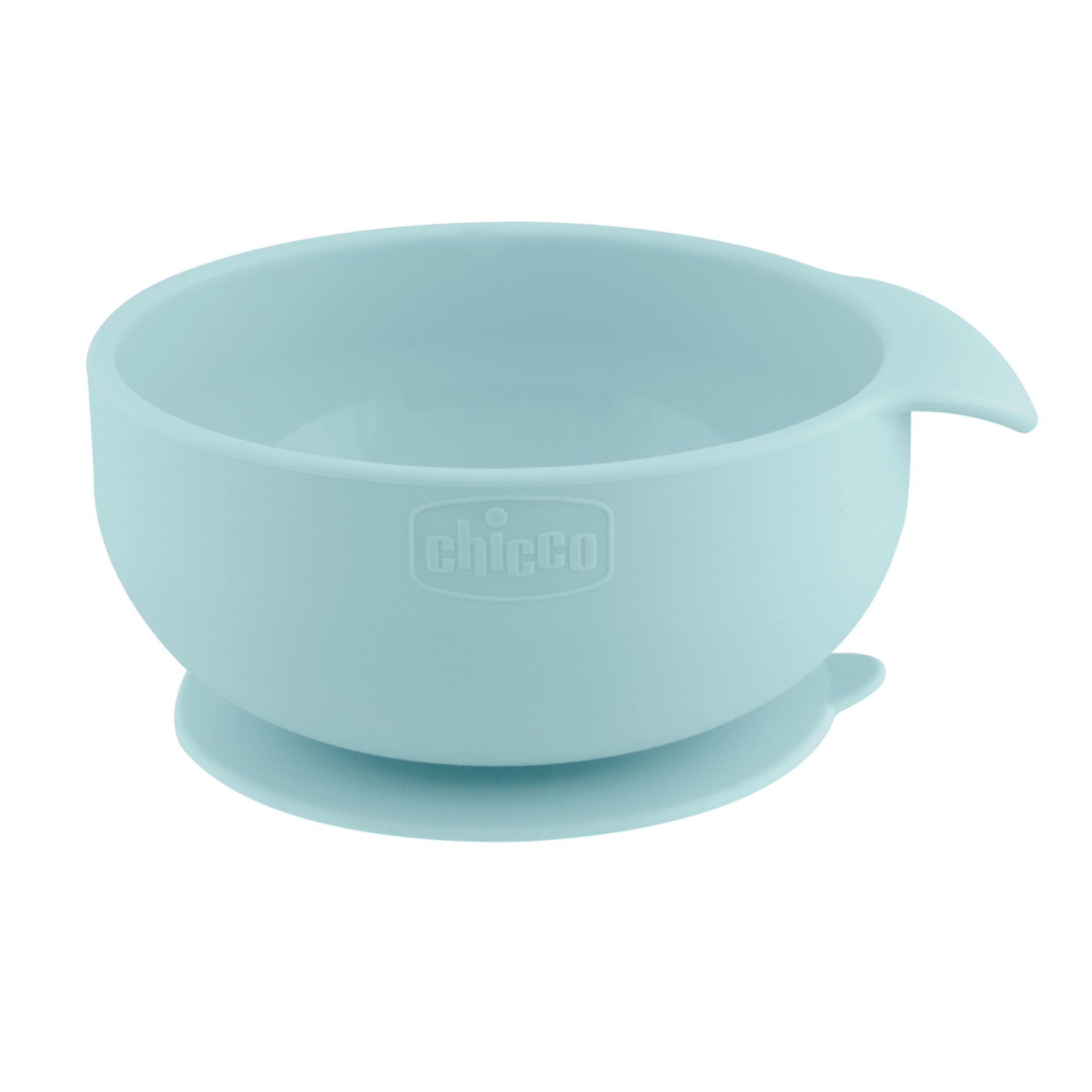 Chicco ciotola silicone azzurra 6m+